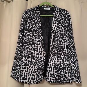 Cheetah blazer